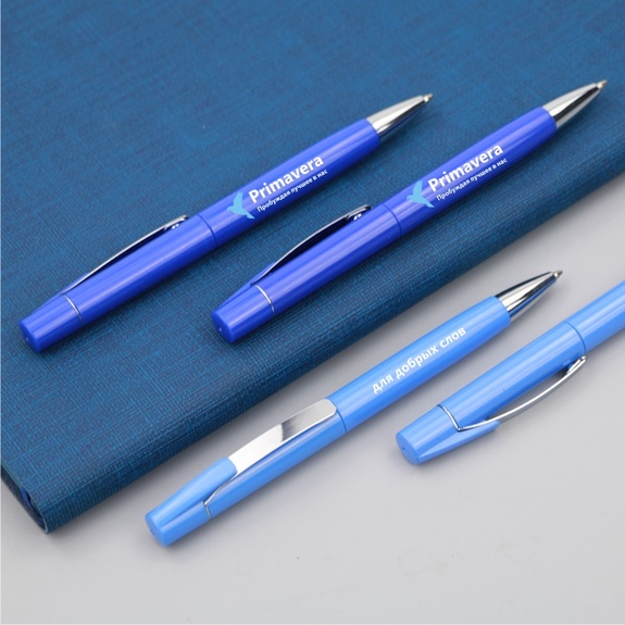 Ручки с печатью в два цвета